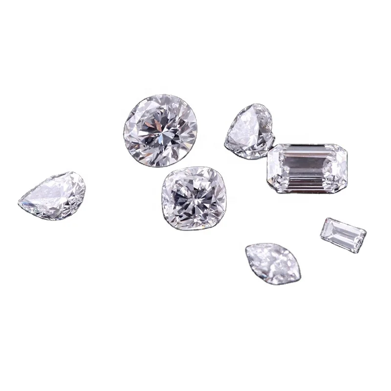 Хит продаж высокое качество все Фантазии вырез Синтетический Белый свободный синтетический бриллиант красивое причудливое цвета алмазные для ювелирных изделий