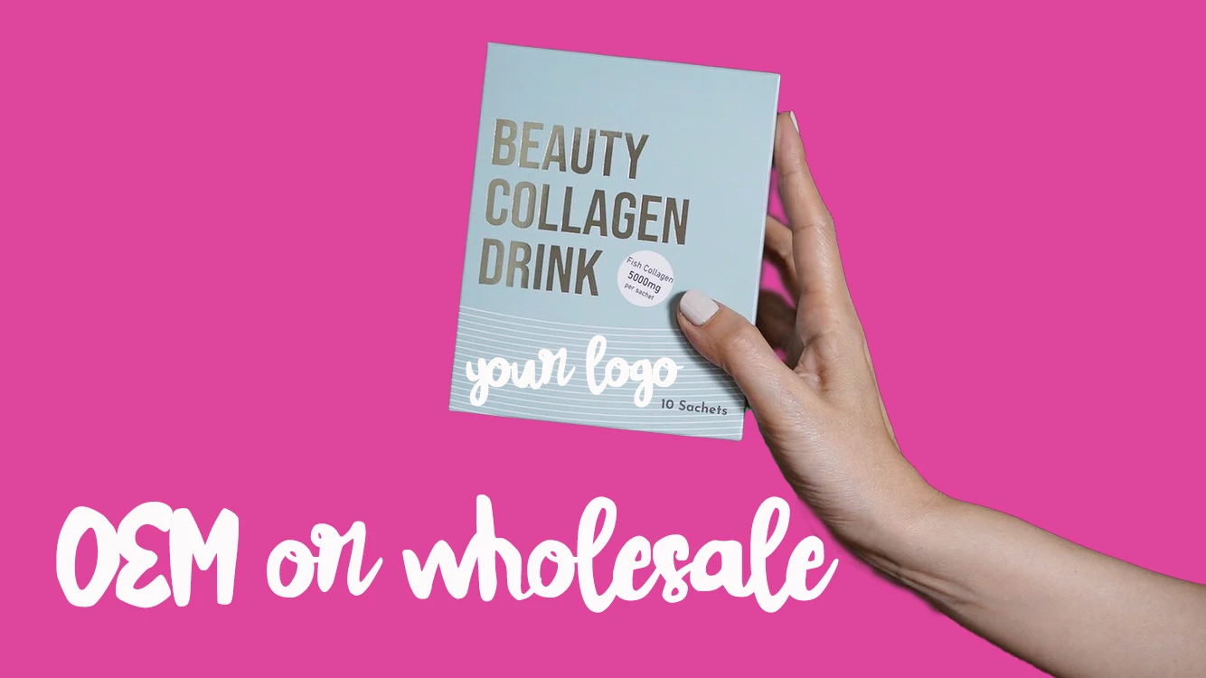 customized collagen vitamin c hydrolyzed  supplement water-soluble hair treatment