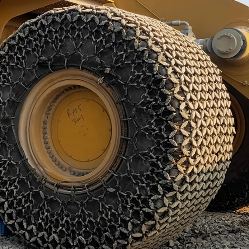 CAT wheel loaders 980 tyre protection chain 29.5R25 tire chain