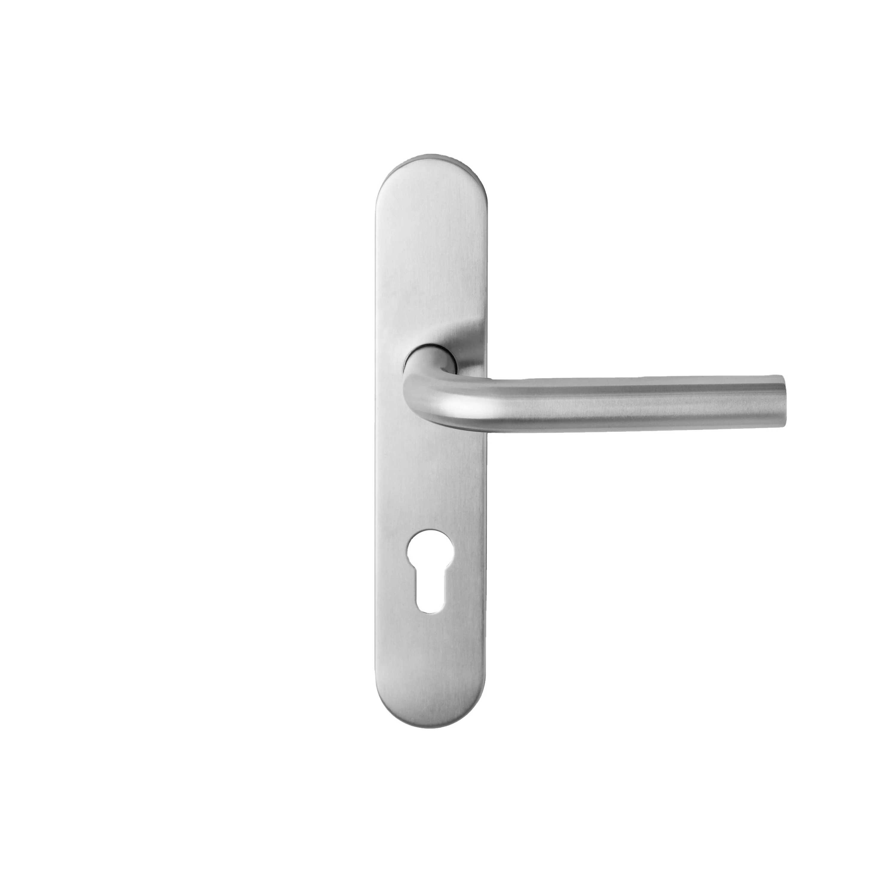 Modern Stainless Steel One Side Door Handle with Plate