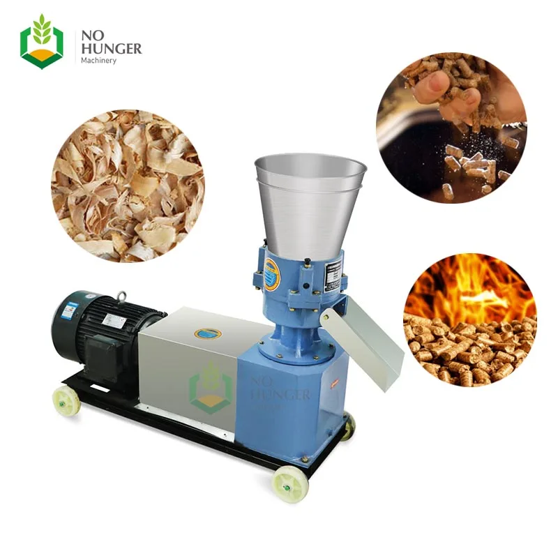 China Leading Manufacturer Cheap Wood Crusher Pellet Per Stufa 15Kg 1 Ton Biomass Wood Pellet Machine