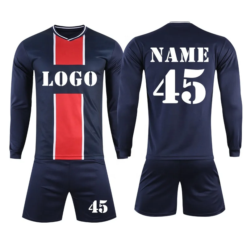 Custom Sublimation Printed Football Goalkeeper Jersey XL Size Soccer Wear Shirts Uniform Sports Suits for American Sports