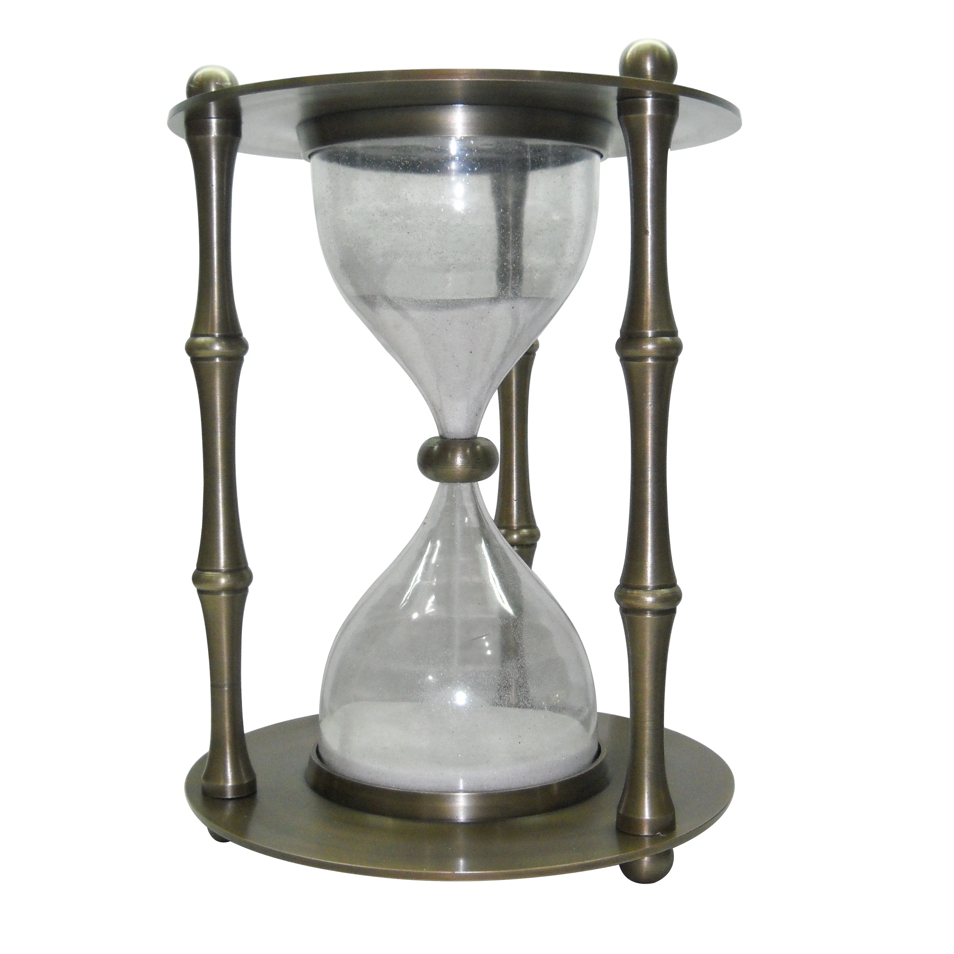 Souvenir Metal Glass Sand Waterproof Timer Holiday Gift Hot sale Decoration Ornaments Plastic Game Timer 3-5 Minute Hourglass