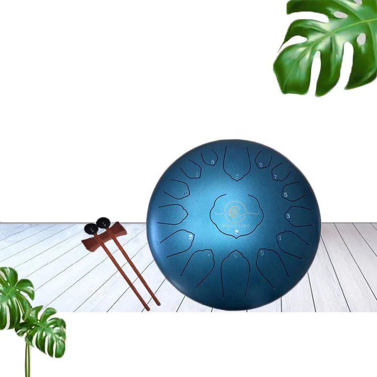 Customized Logo 14 Inch 15 Notes Alloy Steel Tunable Drums Colorful Empty Spirit Drum