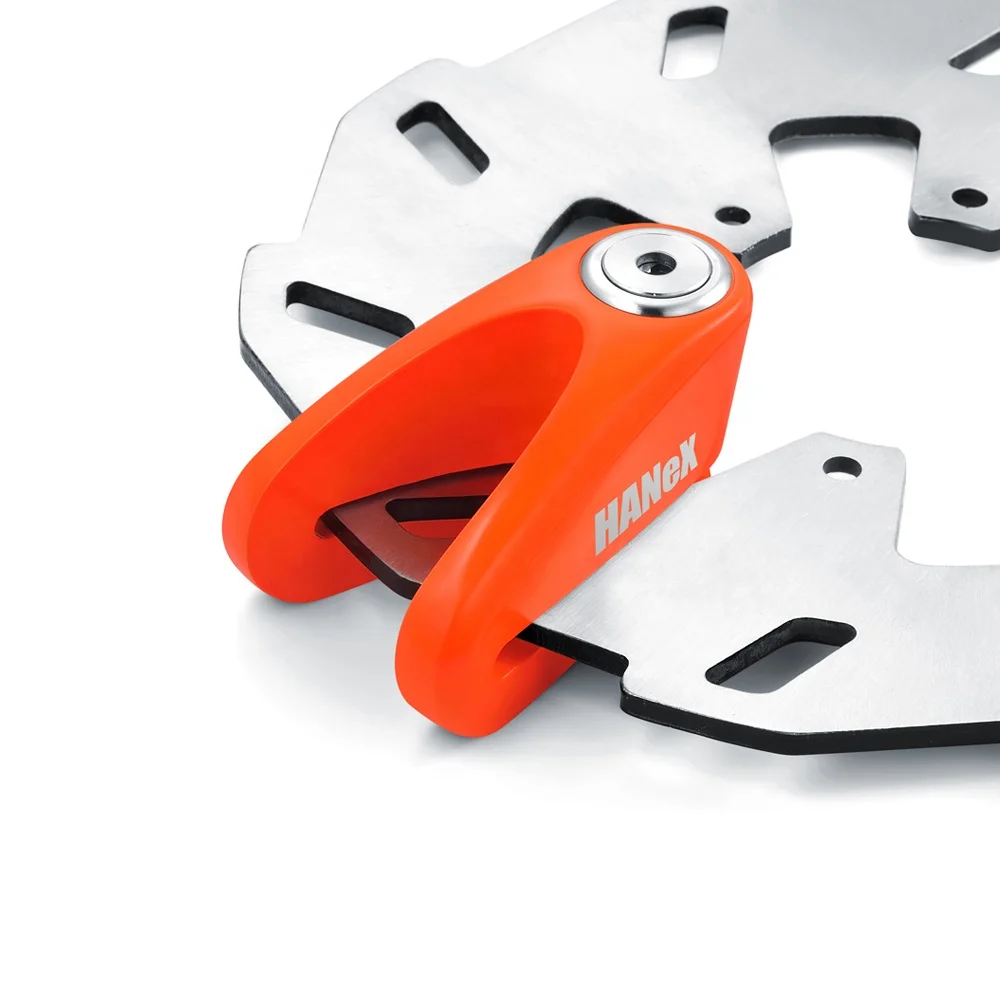 
14mm Thick Locking Pin Rust Resistance High Security Motorcycle Anti-Theft Alloy Steel Motorcycle Scooter Disc Brake Lock 