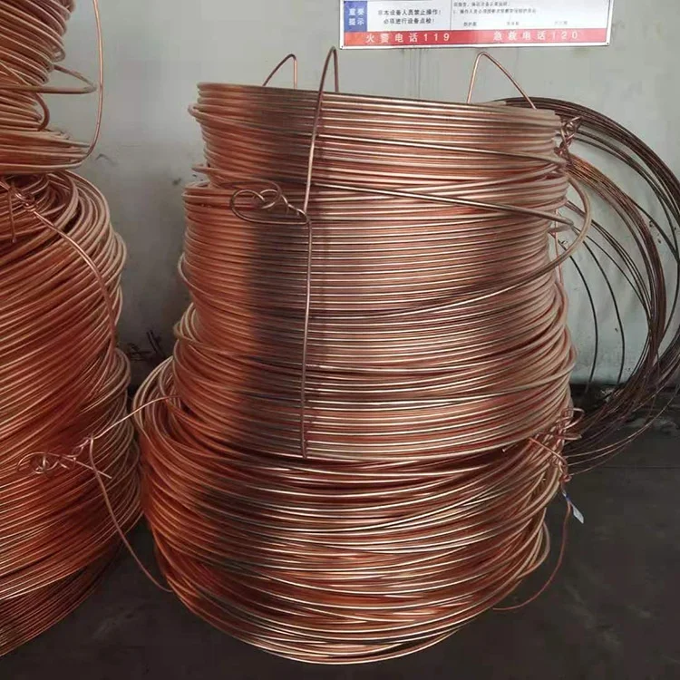 High Quality  conductive grounding copper rod Copper wire rod diameter 8mm