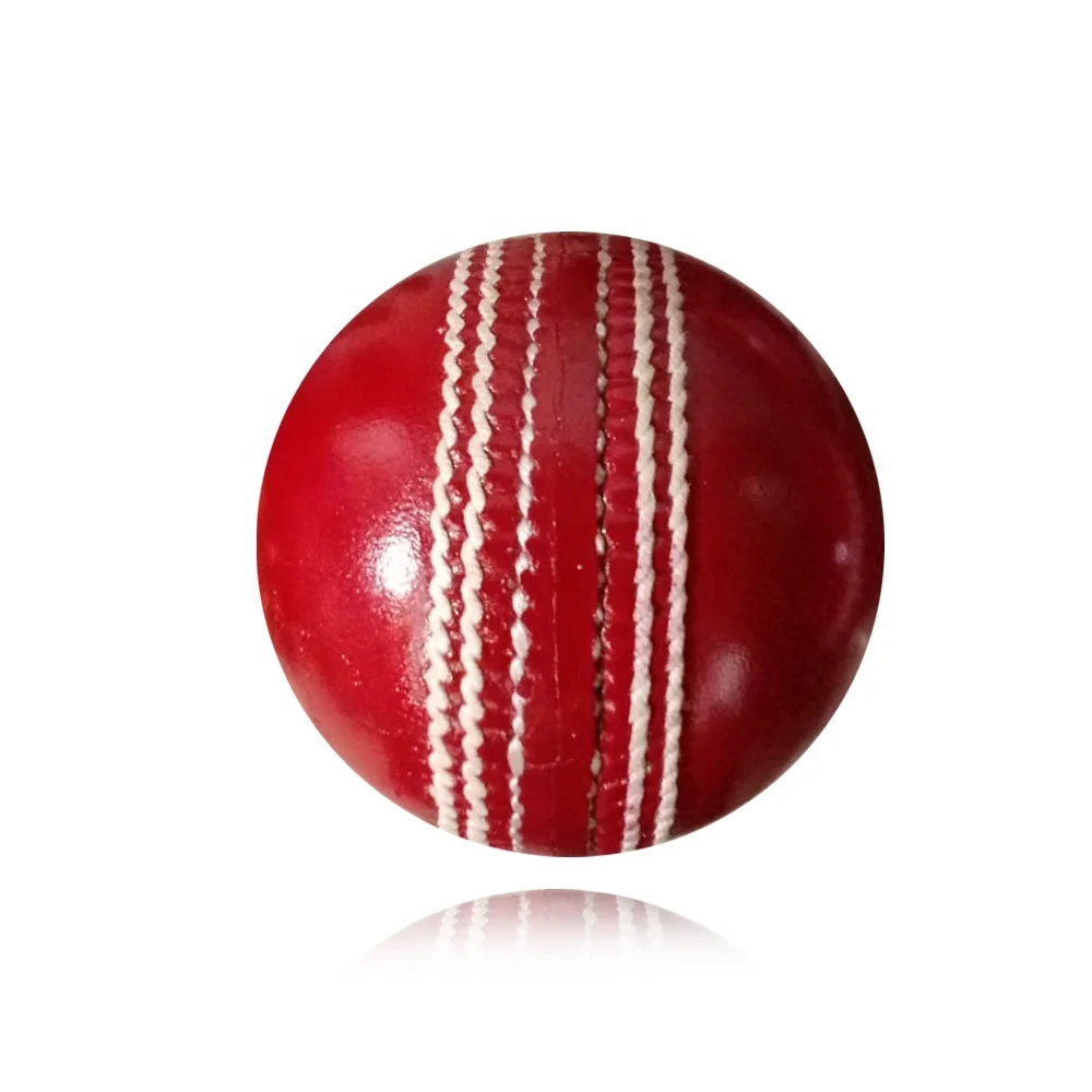Качественные кожаные мячи для крикета красного цвета