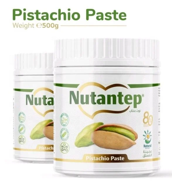 Best Quality No Additives 500 gr Bulk 80% Rate Pistachio Natural Spreadable Cream Pistachio Paste - Made in Turkey