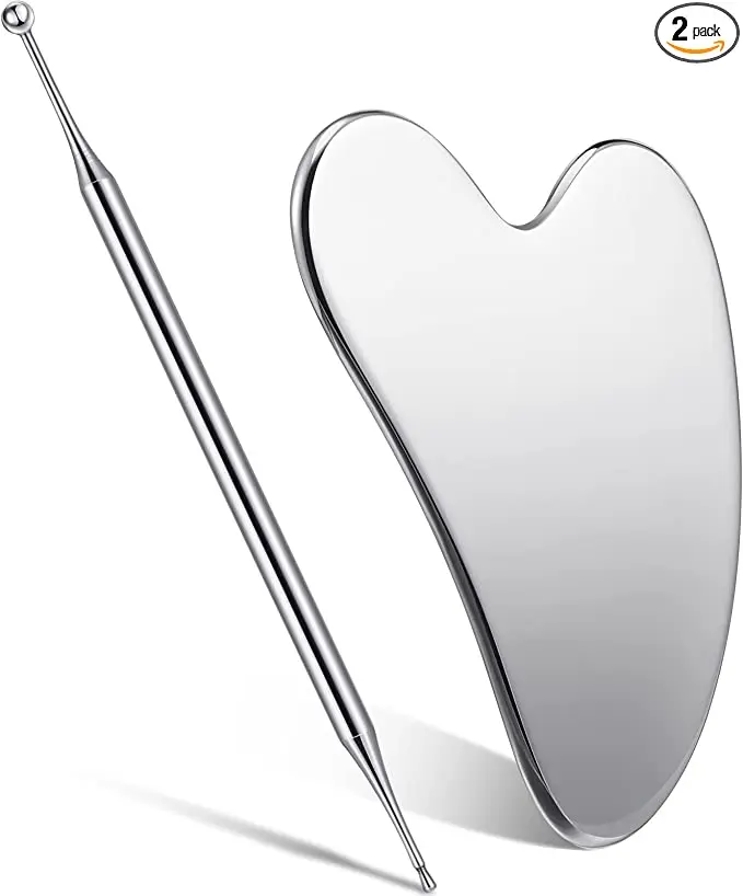 Facial Reflexology Massage Tool Comfortable Grip Copper Manual Acupuncture Pen