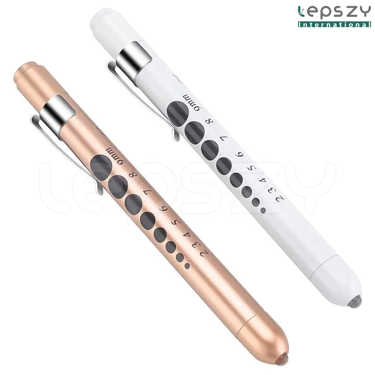 Light Pen with LED Pupil Indicator for Nurses, Doctors, 2 Pieces Reusable Medical Light for Nursing Students