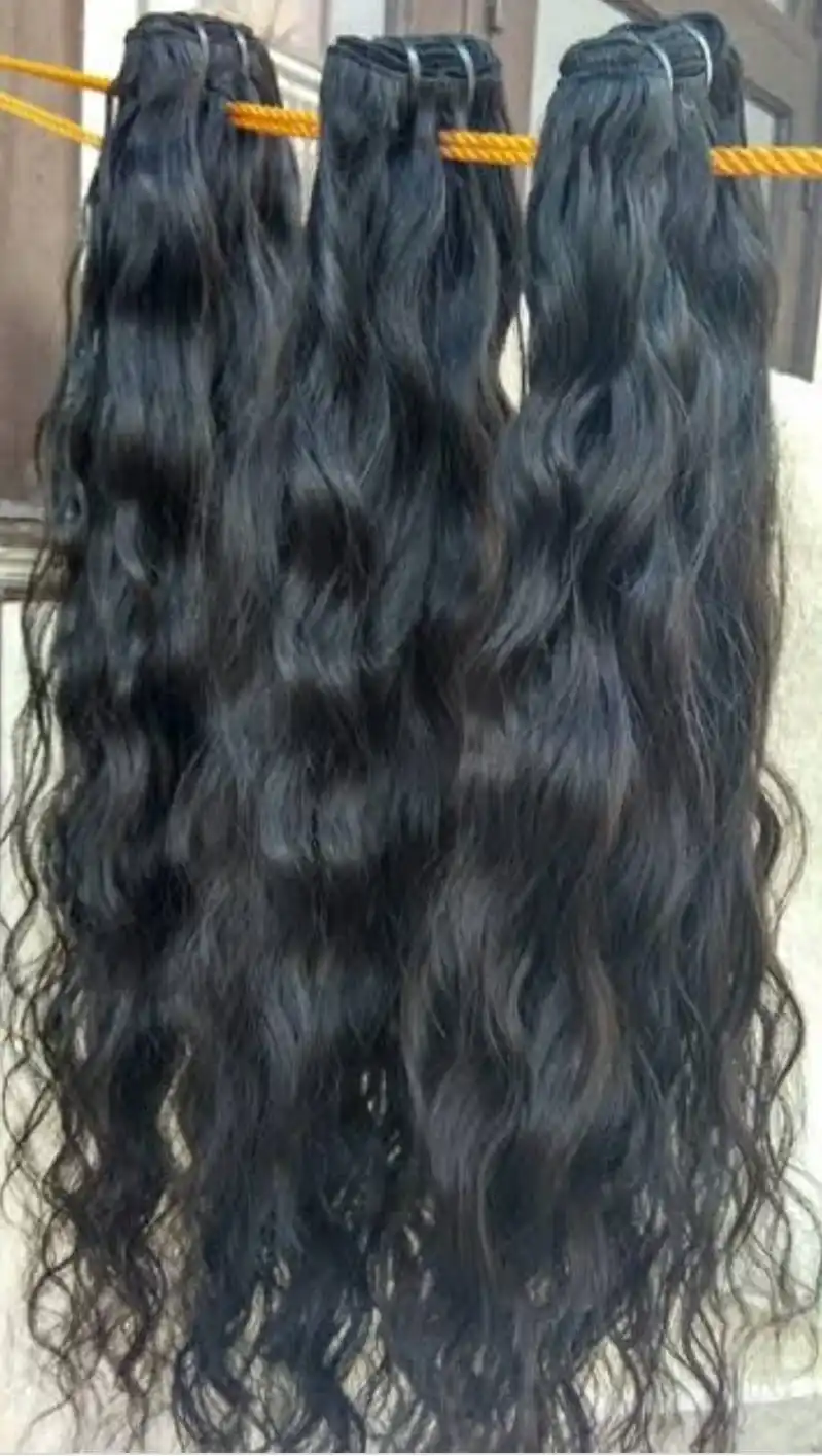AAA+ Grade top quality Afro wavy human hair in India