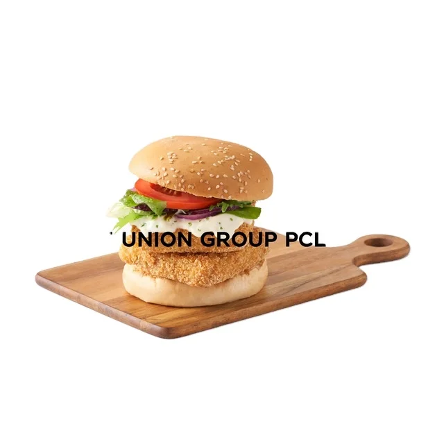New Product Frozen Food Plant based fish burger for Retail and Food Services made in Thailand by Thai Union Group