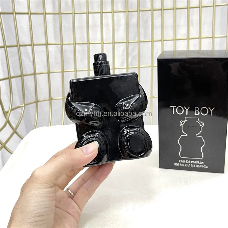 Men Perfume 100ml Lasting Smell Male Fragrance Spicy Woody Cologne Body Spray Mist Parfum ToyBoy Black Bear Bottle One Drop Ship