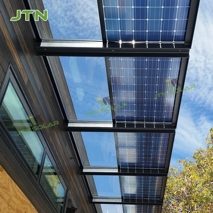 OEM Customized Transparent Frameless Double Glass 530W 540W 550W Bifacial Solar Panel