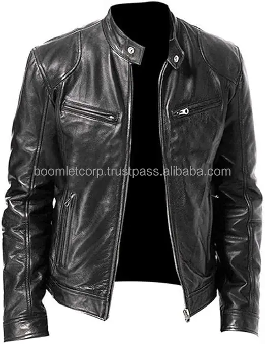 Collection Leather Jacket for Mens Outdoor Leather Jacket 2024 New Arrivals Best Winter High Quality Fleece Fabric High Street
