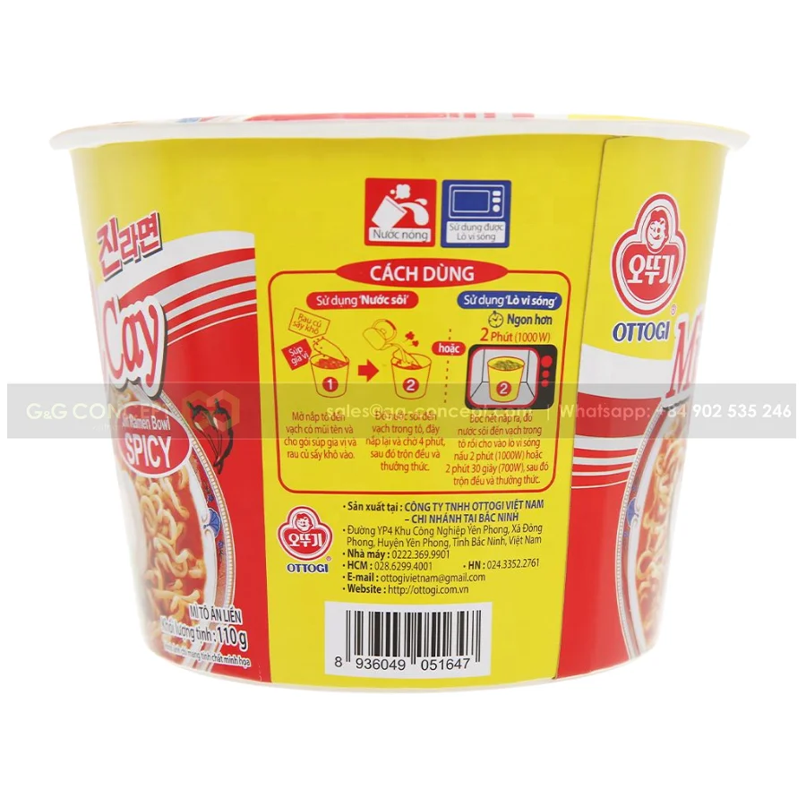 Jin Ramen Spicy Bowl Instant Noodles Are Delicious, Nutritious, Cheap, Convenient To Take To Work, Go Out