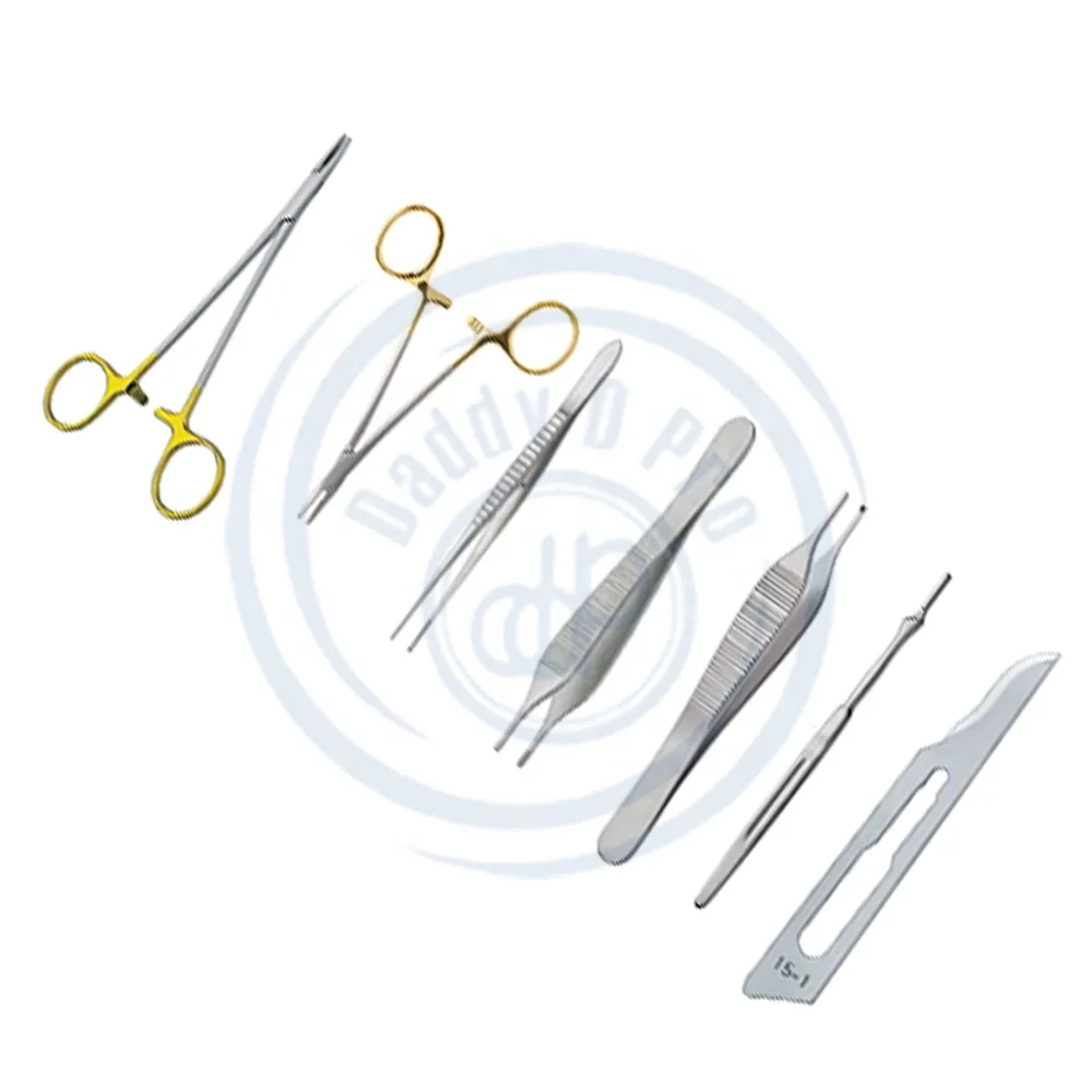 DADDY D PRO GERMAN STANDARD Face & Forehead Lift Set Stainless Steel Set Plastic Surgery Instruments View Facelift Surgery Set