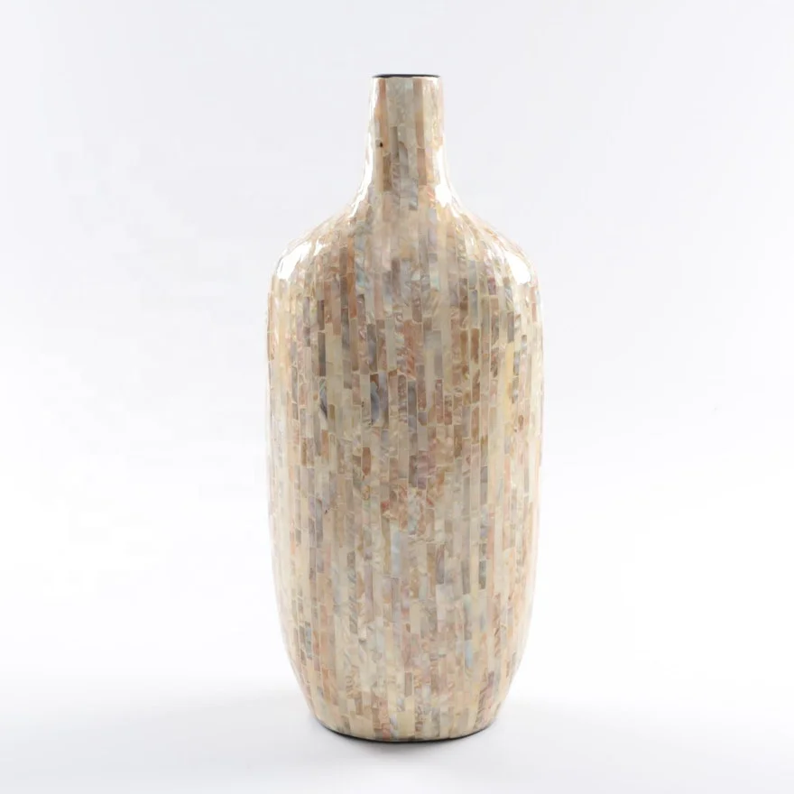 Wholesaler manufacturing luxury decorative mother of pearl vase from Viet Nam