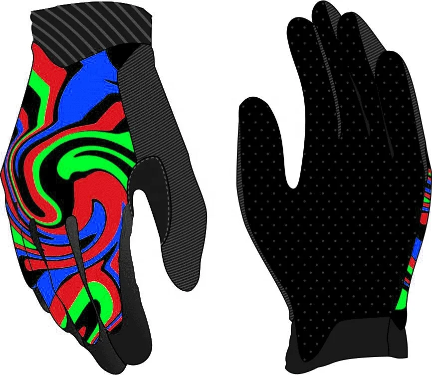 SMASH Bike High Quality Skeleton Gloves MX Off Road MTB Gloves Cycling Mountain Bike Gloves Customized Logo Wrapped Protection