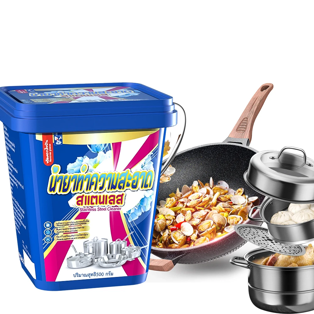 Wholesale High Quality Stainless Steel Cleaning Paste Household kitchen Cleaning Product Cookware Cleaner