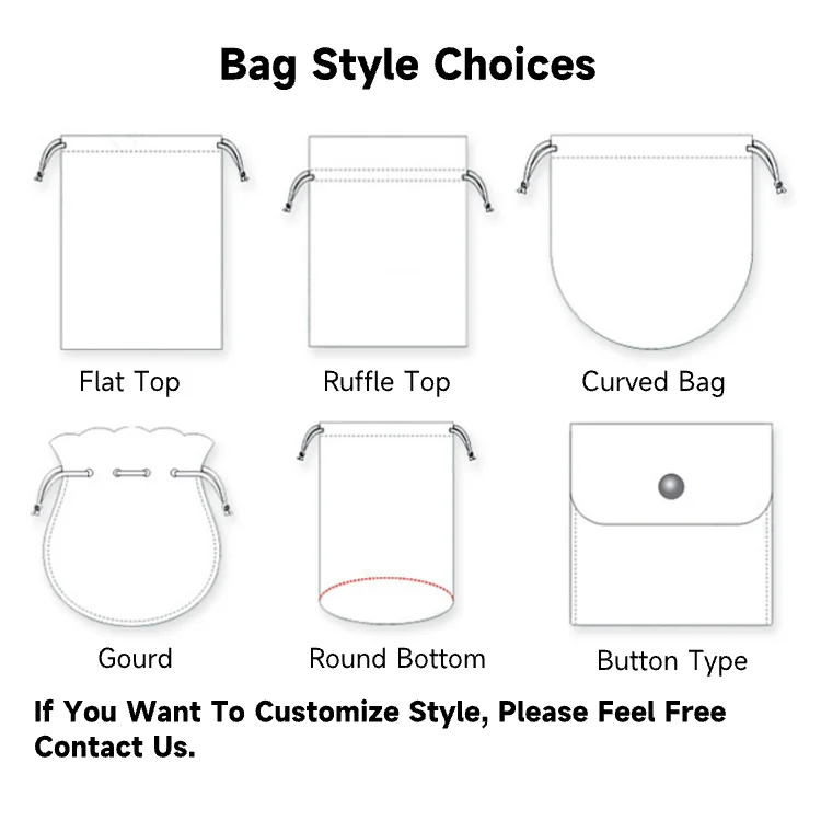 New Style Custom Logo Flat Bottom White Cotton Screen Printing Dustbags Clothes Packaging Dust Bags for Handbags