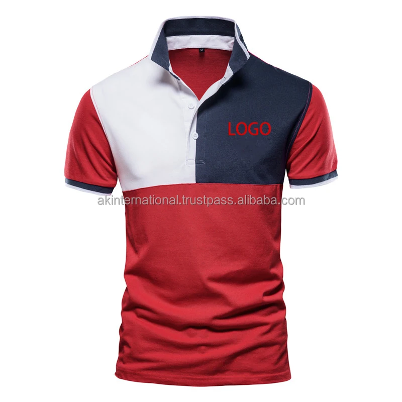 OEM High Quality Custom Logo 100% Cotton Polyester Homme Work Printing Uniform Camisas Mens Golf Polos Shirt With Embroidery