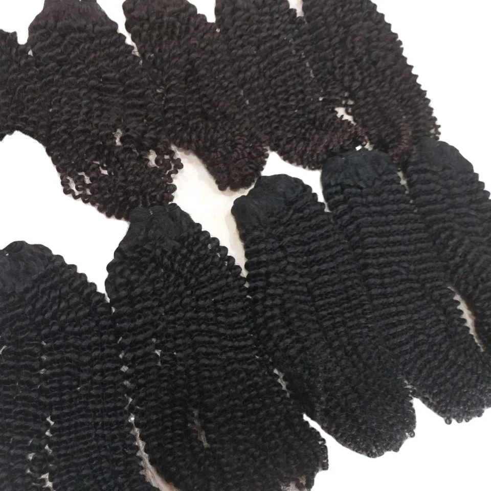 Human Hair Bundle Kinky Curly Weft Hair 100% Virgin Quality Best Selling