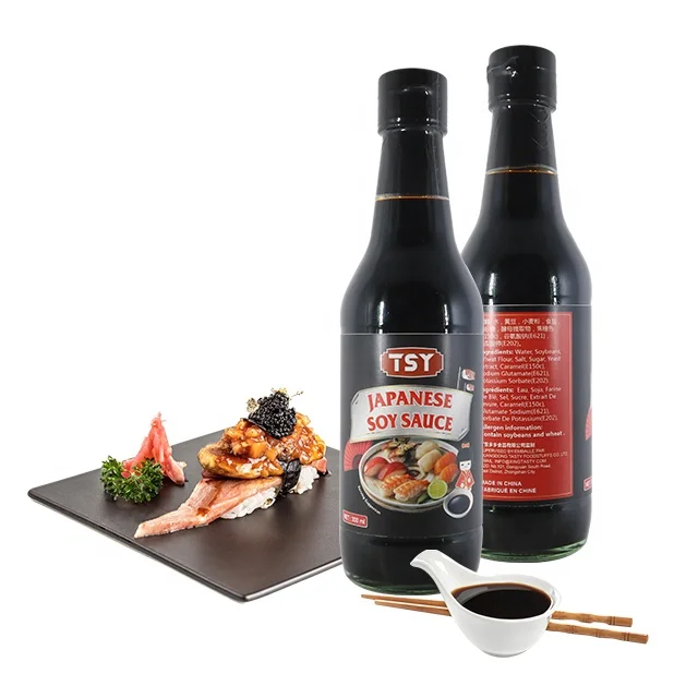 TSY Food Hot Sell in Supermarket Bulk OEM Available Strong Umami Sweet Instant Dipping Sauce Japanese Soy Sauce for Sushi