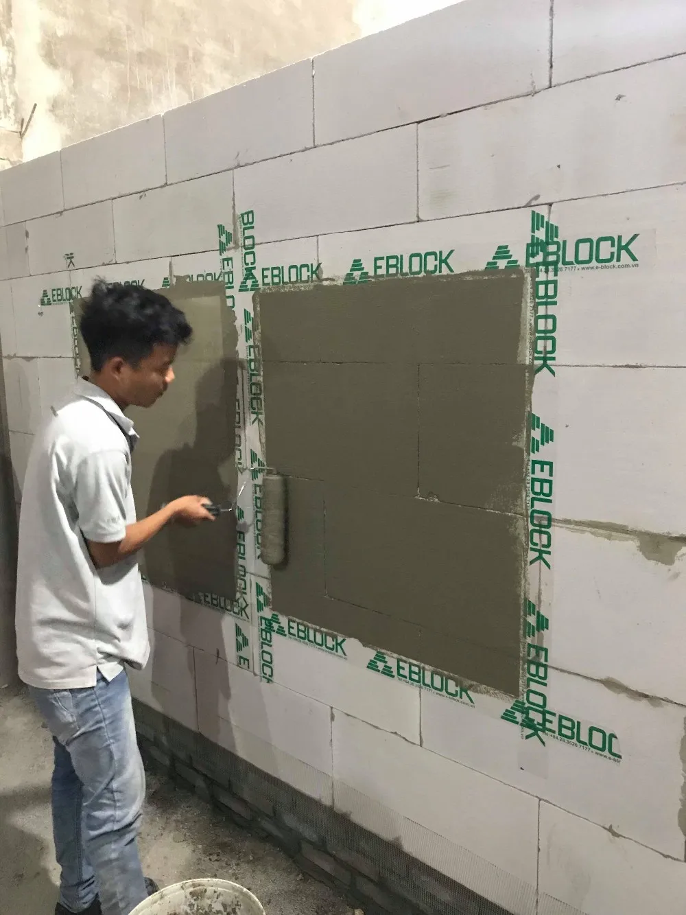 EBLOCK Industrial Design Style Construction Mortar for Plastering and Masonry Direct WhatsApp/Line +84963256210