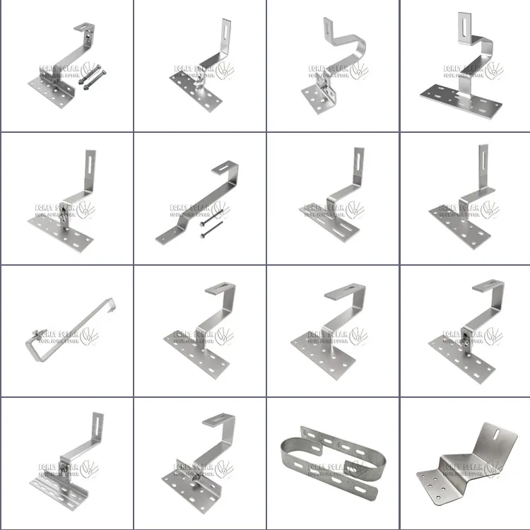 Adjustable PV Roof Hook Roof Solar Panel Mount For Pitched For Solar Roof