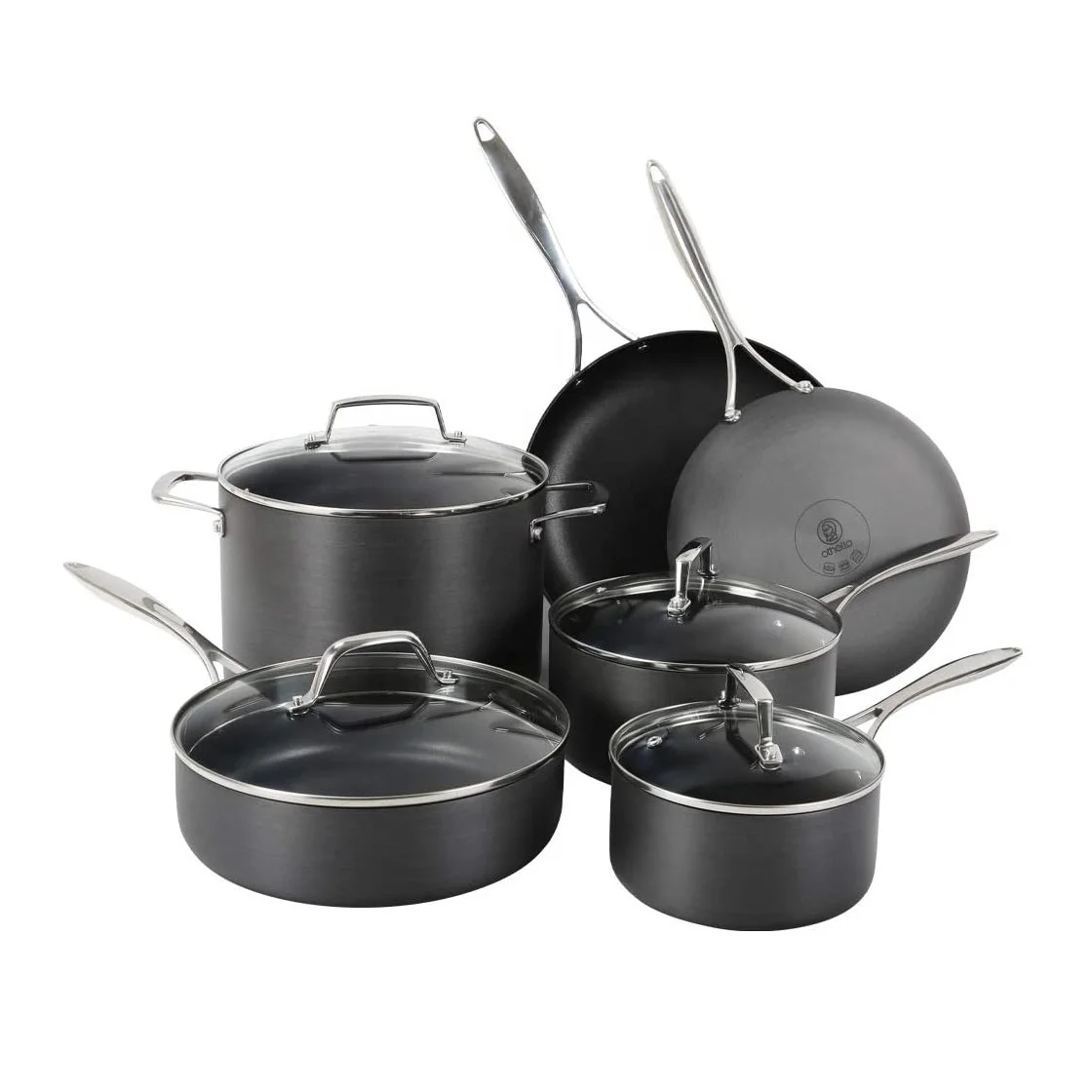 100% Pure Eco Friendly Iron Cookware Set with Steel Handle for Serving Cooking Heavy Base For Home Hotel And Restaurant