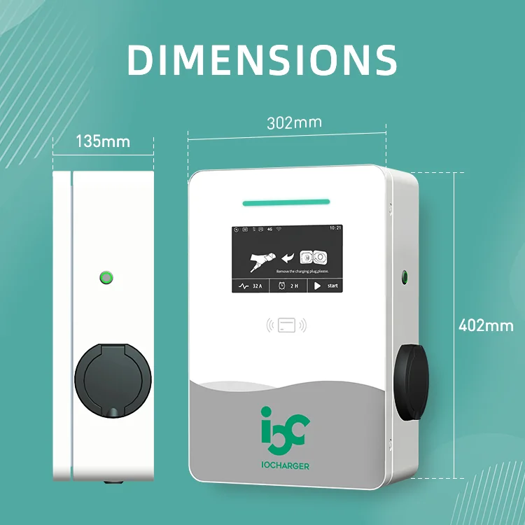 OCPP EV зарядное устройство 1,6 Смарт iocharger AC зарядное устройство 3-фазный wallbox 22kW зарядная станция для электромобиля