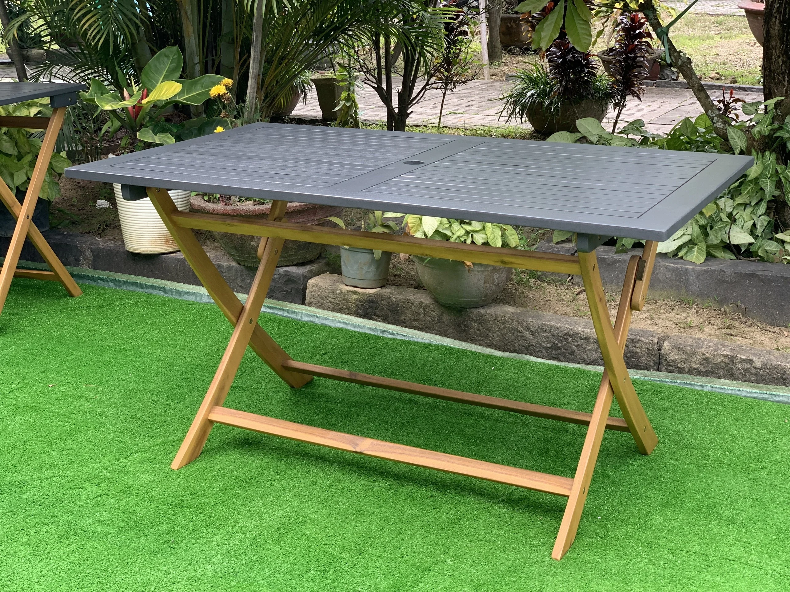 Outdoor Acacia Wood Folding Dining Table