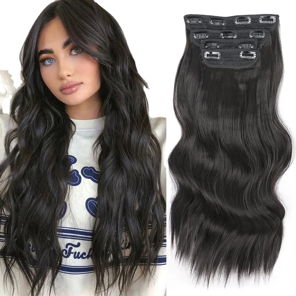 Лучшее качество! Красочные накладные человеческие волосы с зажимом от вьетнамской концепции волос