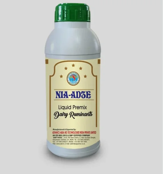 NIA- AD3E It is liquid premix for dairy ruminants manufactured from India