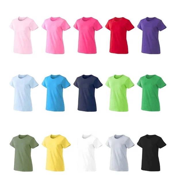 Casual white women 100%  cotton t shirt