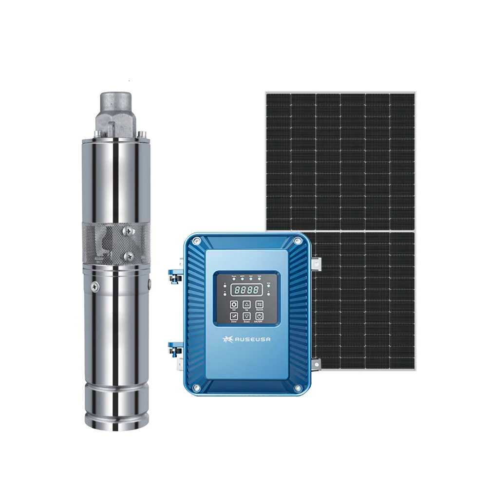 3inch 500W Dc MAX Head 109M 48v solar powered water well pump dc solar water pump complete set