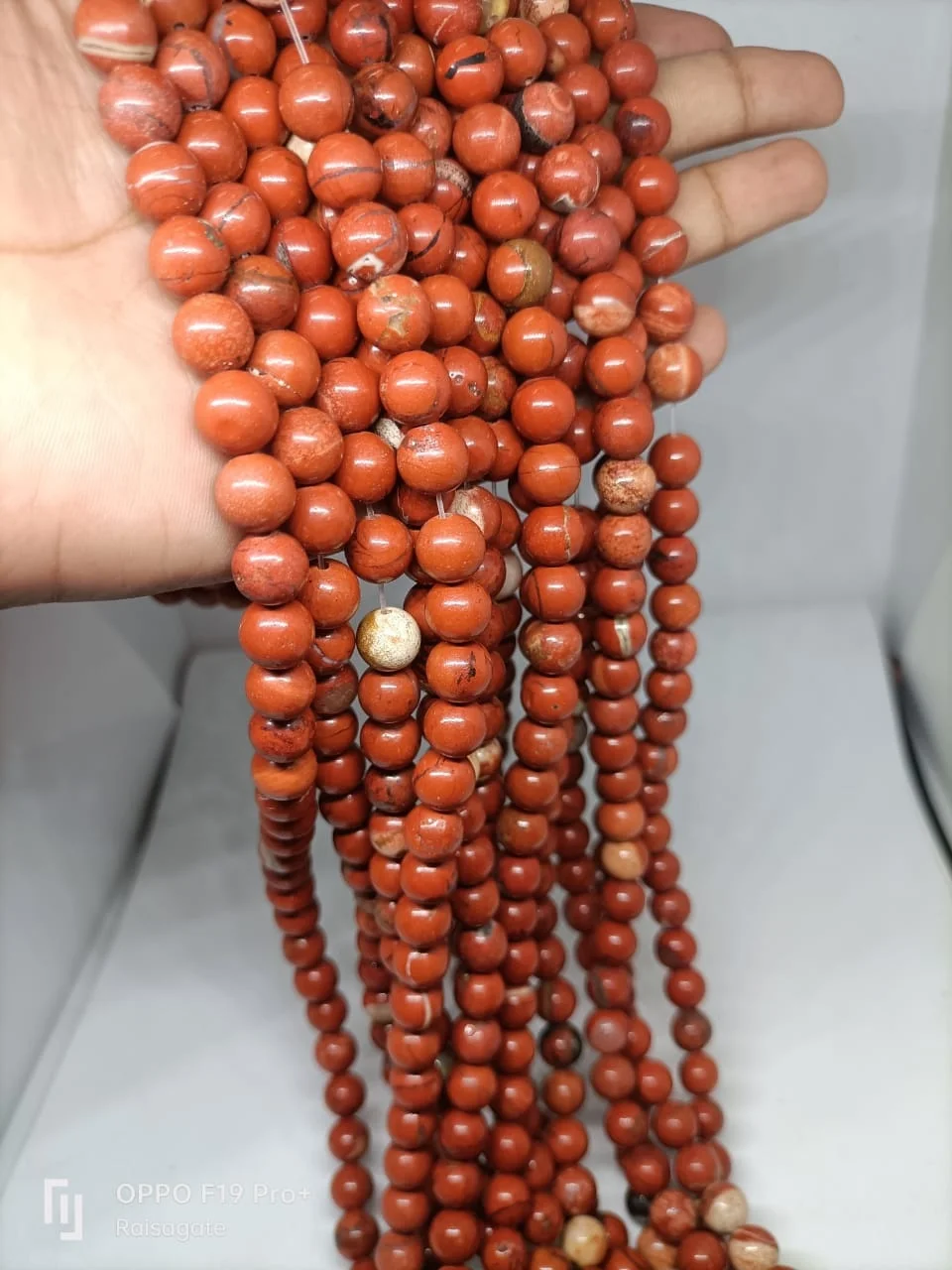 100% Натуральная красная яшма высококачественные струны натуральные 8 мм бусины хрустальный камень исцеляющий 45 бусин струнный