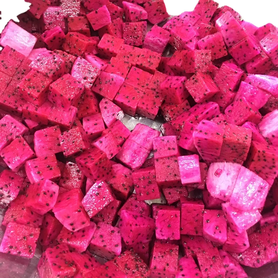 Best quality Packing Customization IQF Frozen Red Dragon Global Gap US Standard Red Dragon Fruit Ready to Export from Vietnam