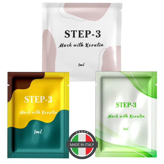 Single Sachet STEP 3 Private Label Italian Keratin Airless Lash Lift Treatment Various Capacities Eye Use Face Wholesal Collagen