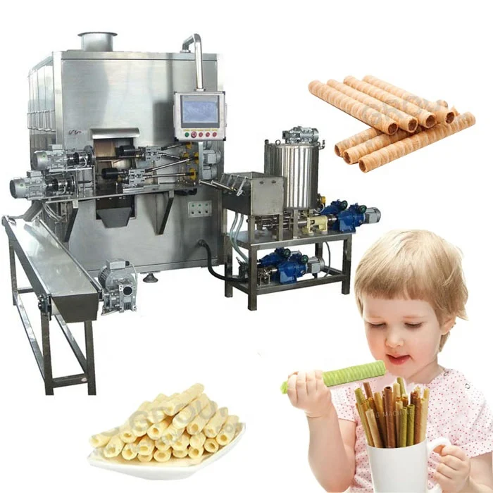 Small Scale Egg Roll Machine  Complete Automatic Egg Roll Machine  Full Set Egg  Roll Production Line
