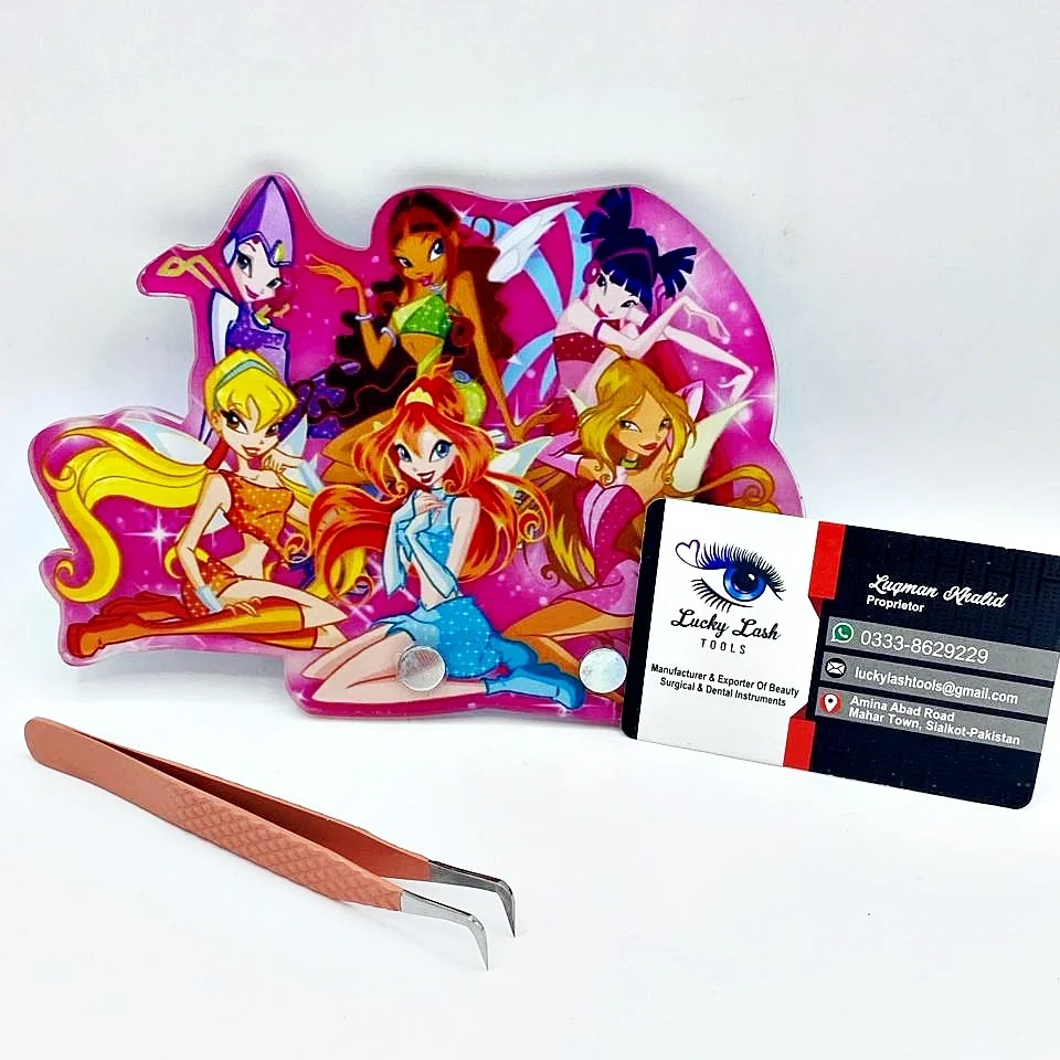 New Acrylic Lash Tile Magnetic Lash Extension Pallet Tiles Private Label Winkz Club Girlz Lash Tile beauty Accessories