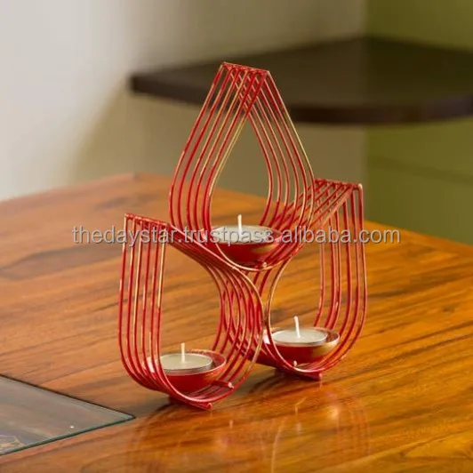 Customizable High Quality Metal T-light Holder Decorative Hanging For Home And Wedding Decor