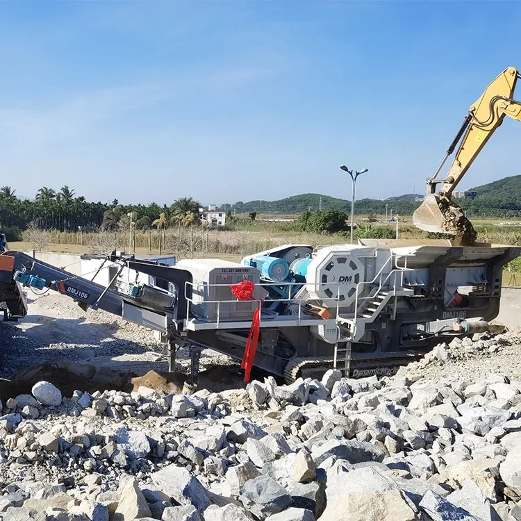 Dong Meng 300 tph Высококачественная дробилка для небольших треков