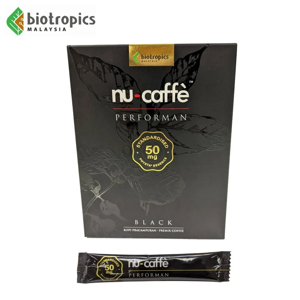 Новый Мужской Кофе Nu-Caffe черный растворимый обжаренный Арабика малазийский экстракт тонгката Али 15 пакетиков в коробке халяль