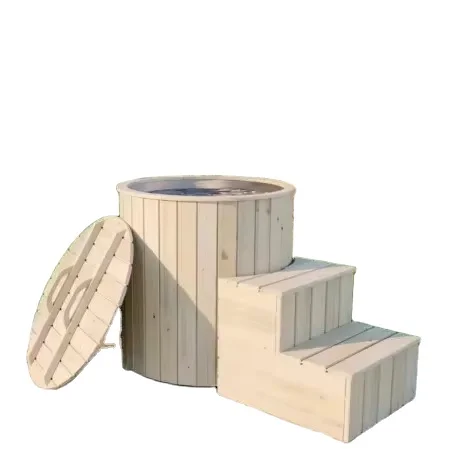 Pine Wooden Cold Plunge Kit Pool Indoor Cheap Rugby Ice Bath Personalized