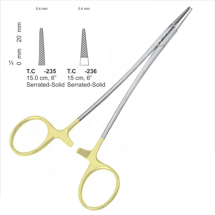 Игольчатый держатель TC Ryder 4 5 карбид вольфрама немецкая хирургическая сосудистая нержавеющая сталь