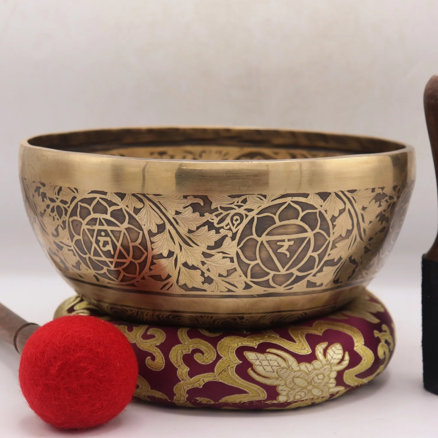 New Arrival Natural Healing Bowl High Quality Brass Singing Bowl For Home Decoration Sound Therapy And Meditation Top Trending