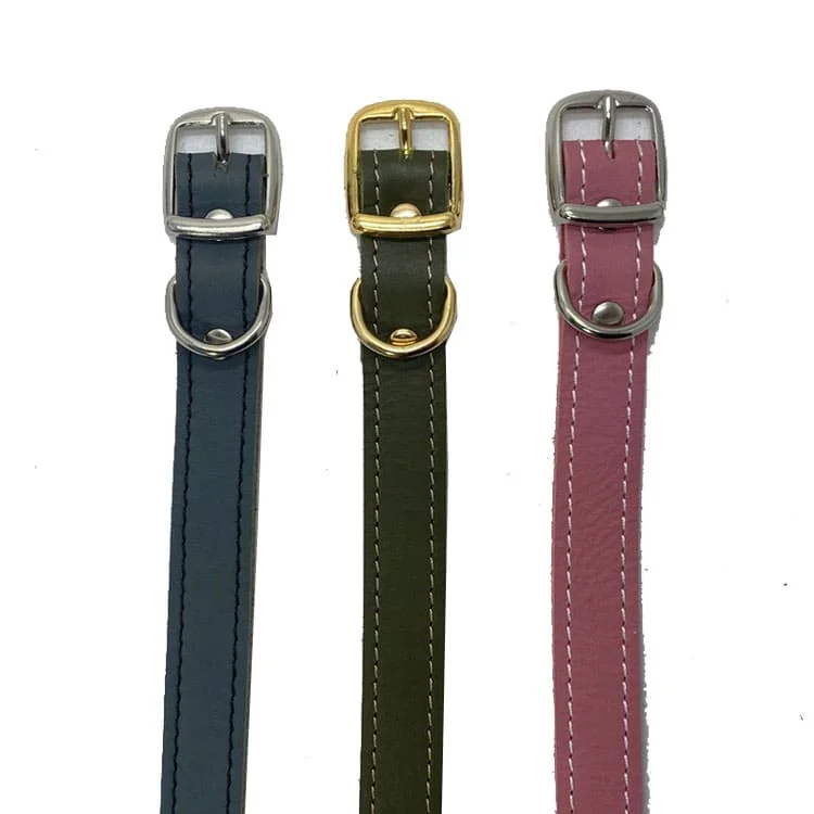 Однослойный кожаный ошейник для домашних животных, 60 см * 3,0 см, толщина 2,5 мм, ODM, однотонная свинцовая веревка для собак