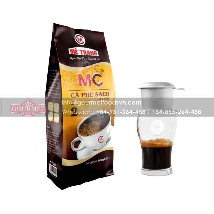 Оптовая продажа MeTrang MC1 молотый кофе 500 г изготовленный в лучшем зернах Robusta и Arabica